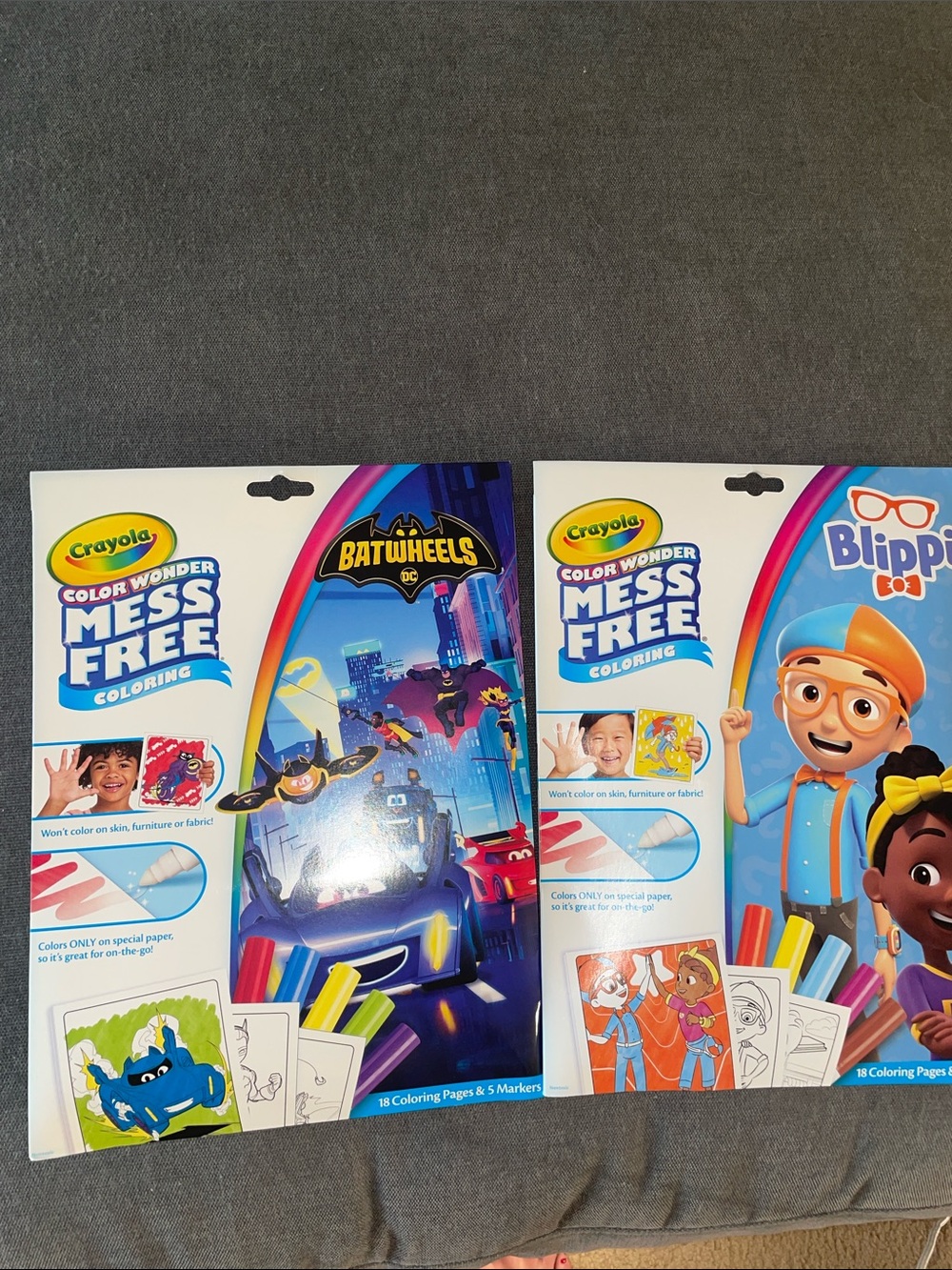 Crayola Color Wonder Mess Free Coloring Packs - Blue and White Artwork 2 for 15